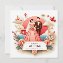 Tarjetas de felicitación del Boda