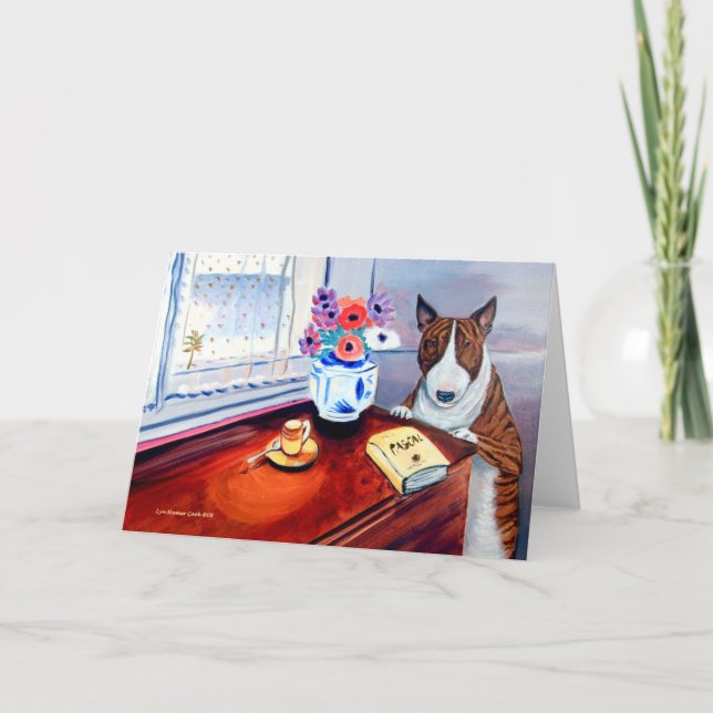 Tarjetas de felicitación del 'Bull Terrier' (Anverso)