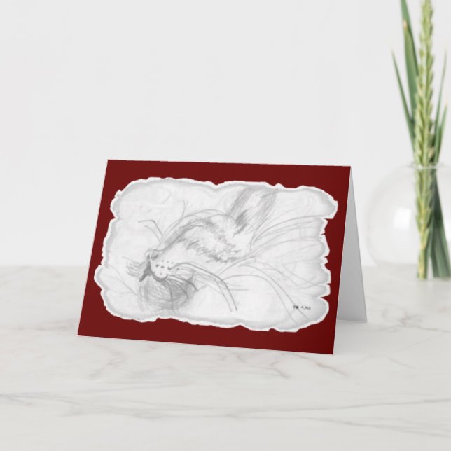 Tarjetas de felicitación del CatNap (Anverso)