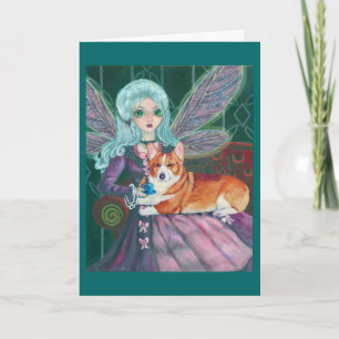 Tarjetas de felicitación del Corgi Galés del