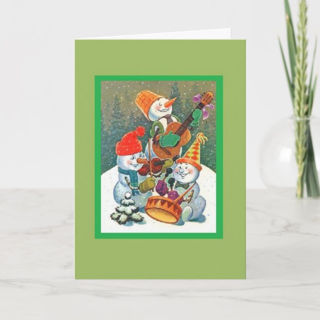 Tarjetas de felicitación del día de fiesta de la (Anverso)