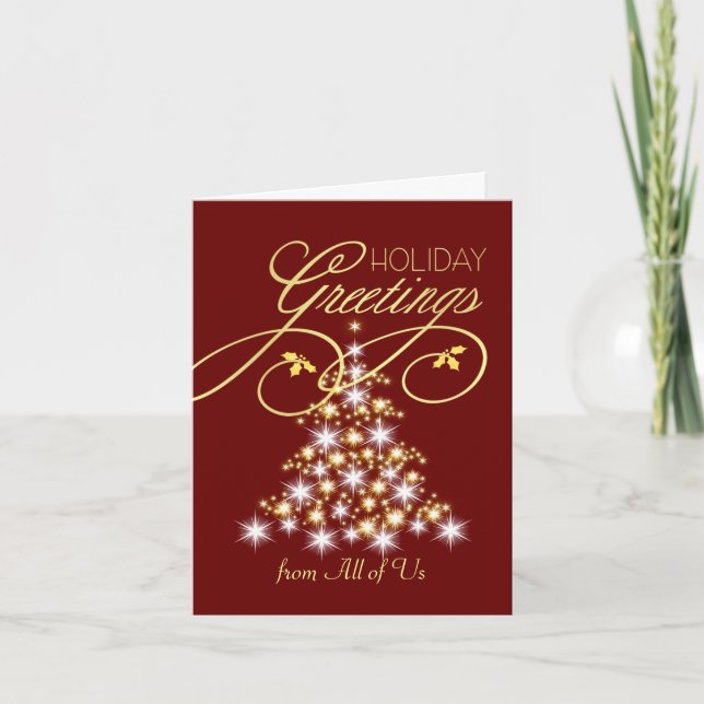 Tarjetas de felicitación del día de fiesta - todos (Anverso)