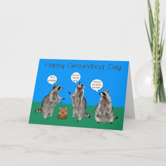 Tarjetas de felicitación del día de la marmota (Anverso)