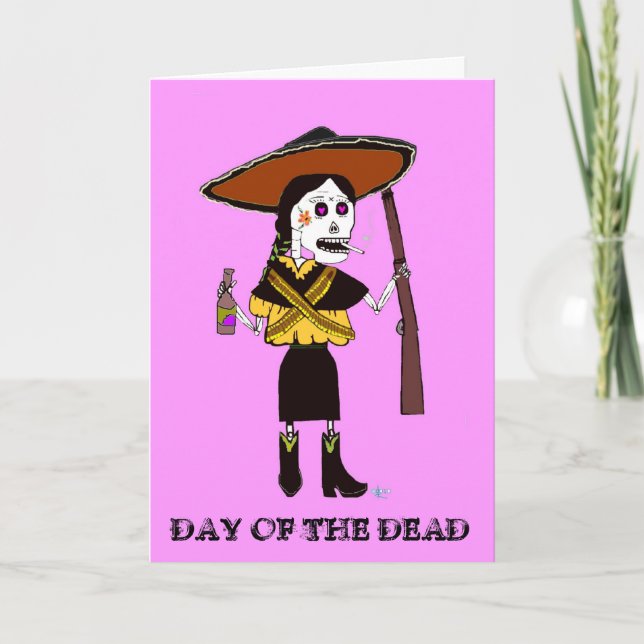 Tarjetas de felicitación del Día de los Muertos (Anverso)