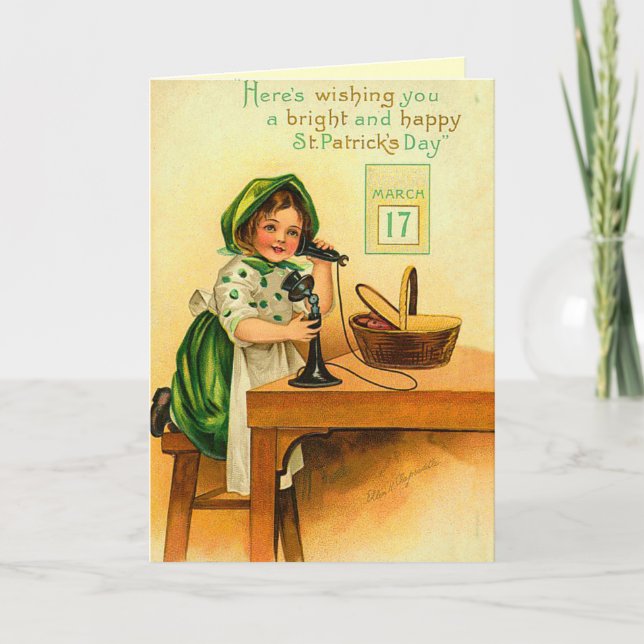 Tarjetas de felicitación del Día de San Patricio (Anverso)