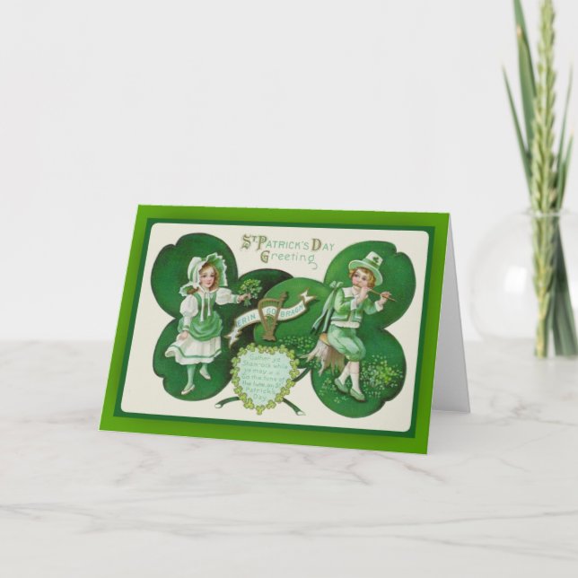 Tarjetas de felicitación del Día de San Patricio (Anverso)