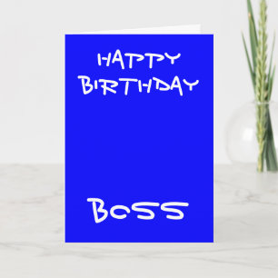 Tarjetas de felicitación del jefe de cumpleaños fe