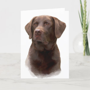Tarjetas de felicitación del labrador retriever
