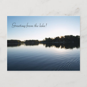Tarjetas de felicitación del lago