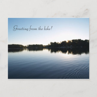 Tarjetas de felicitación del lago