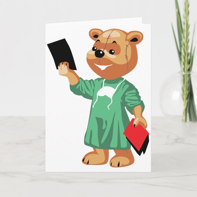 Tarjetas de felicitación del Médica Teddy Bear (Subido por el creador)