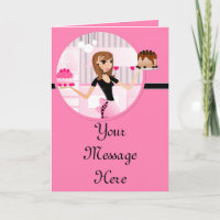 Tarjetas de felicitación del panadero/de la