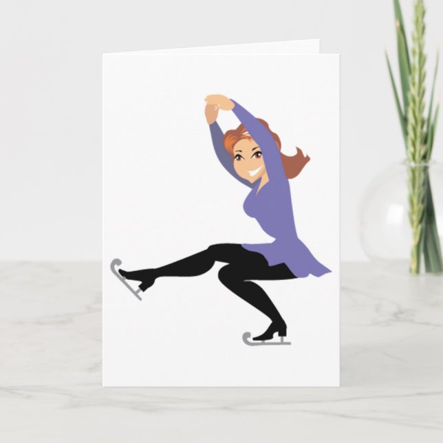 Tarjetas de felicitación del patinaje artístico (Anverso)
