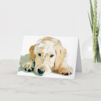 Tarjetas de felicitación del perrito de