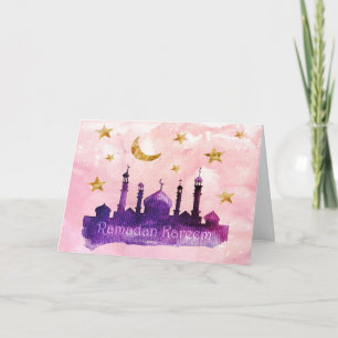 Tarjetas de felicitación del Ramadán Kareem