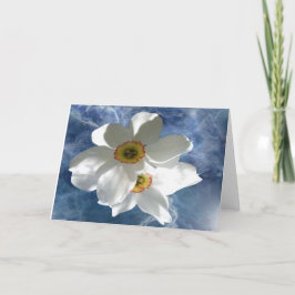 Tarjetas de felicitación del relámpago blanco