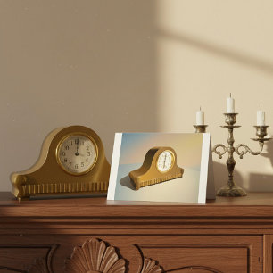 Tarjetas de felicitación del reloj del vintage