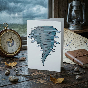 Tarjetas de felicitación del tornado
