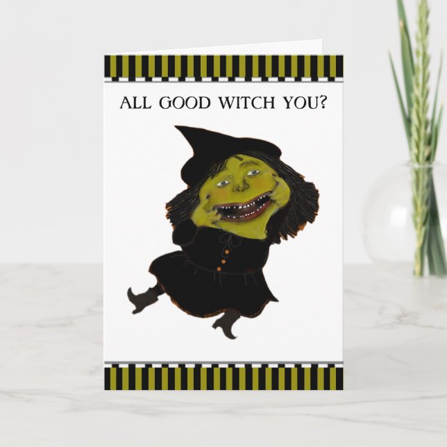 tarjetas de felicitación divertidas de Halloween (Anverso)