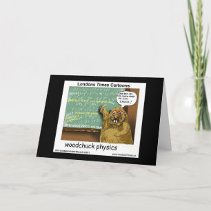 Tarjetas de felicitación divertidas para la física