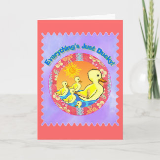 Tarjetas de felicitación Ducks