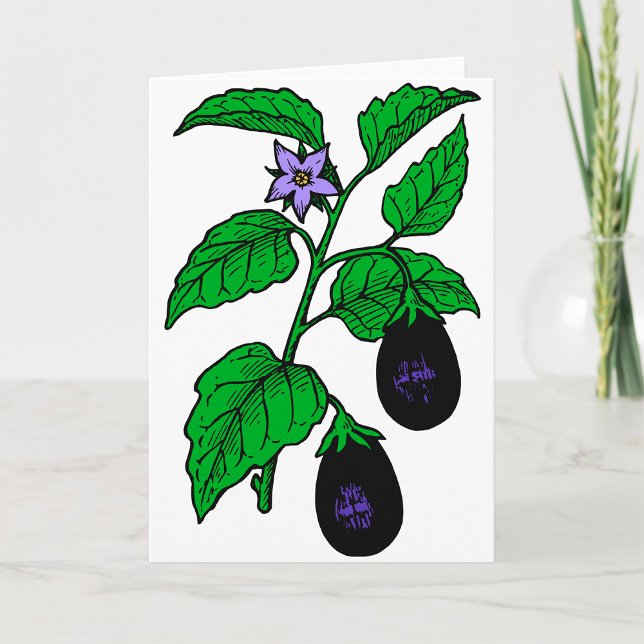 Tarjetas de felicitación Eggplant (Subido por el creador)