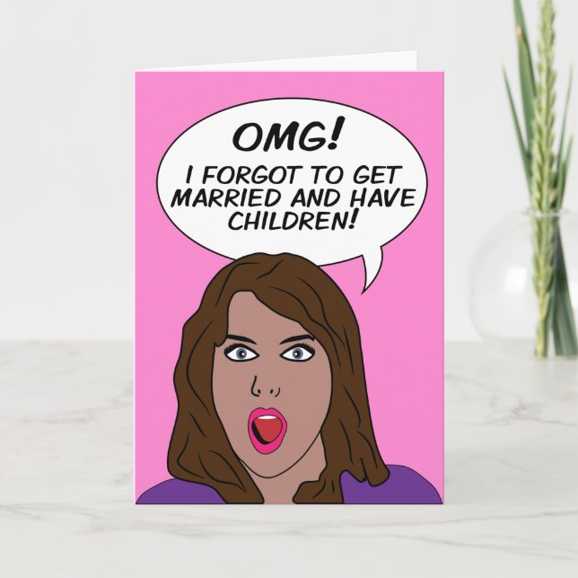 Tarjetas de felicitación en blanco RETRO COMICS (Anverso)