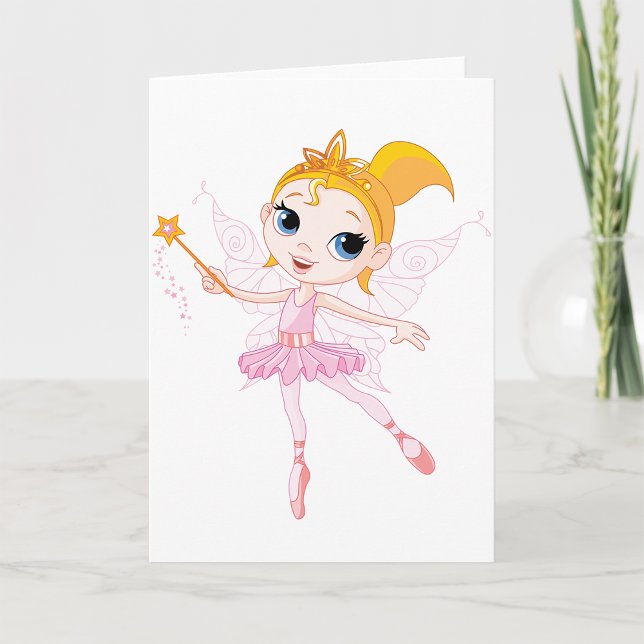 Tarjetas de felicitación Fairy Ballerina (Subido por el creador)