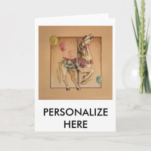 Tarjetas de felicitación - Feliz carrusel de cabal