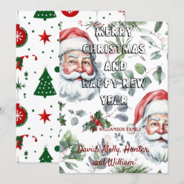 Tarjetas de felicitación Feliz Navidad tarjeta bla