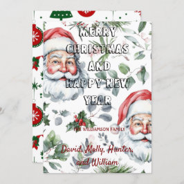 Tarjetas de felicitación Feliz Navidad tarjeta de