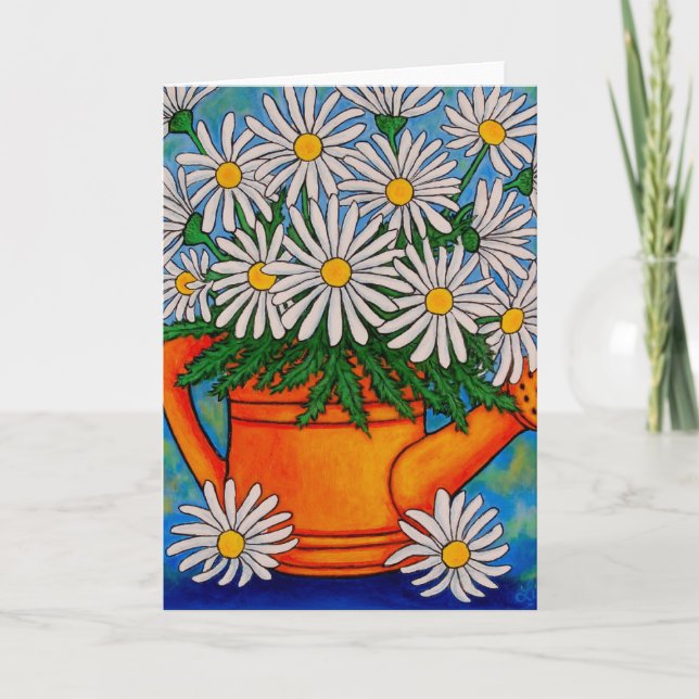 Tarjetas de felicitación florales enrrolladas (Anverso)