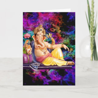 Tarjetas de felicitación Ganesha, Pegatinas, posta