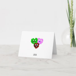 Tarjetas de felicitación horizontales pequeñas de