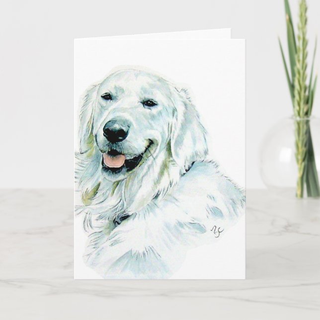 Tarjetas de felicitación inglesas del golden (Anverso)