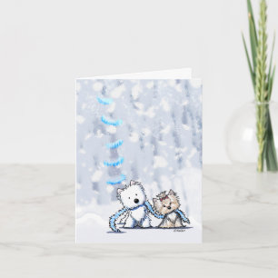 Tarjetas de felicitación KiniArt de Terriers de In