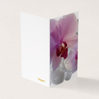 Tarjetas de felicitación Konymoi "Bloom orquídea",