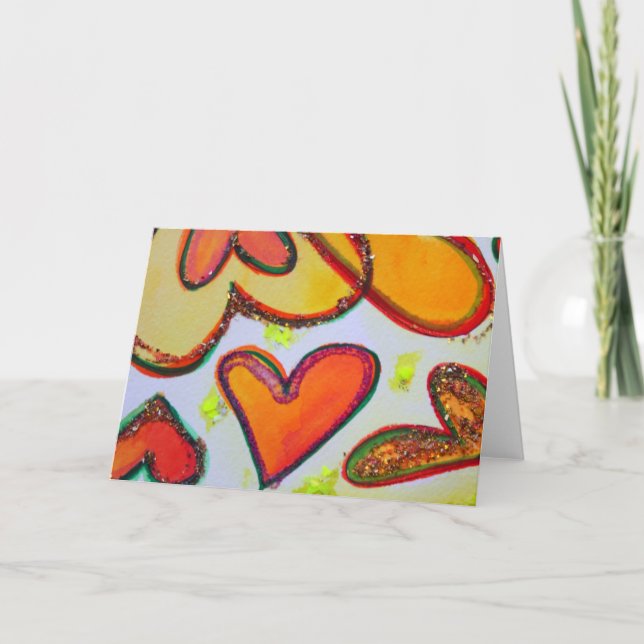 Tarjetas de felicitación Laugh Hearts Garden y tar (Anverso)