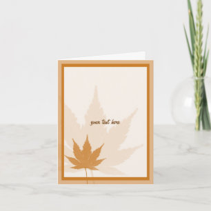 Tarjetas de felicitación Maple Leaf