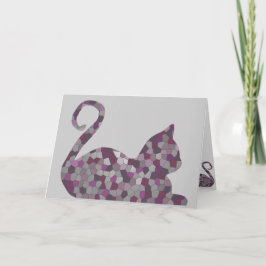 Tarjetas de felicitación Mauve CrystalKatz