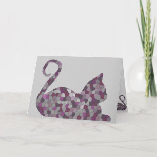 Tarjetas de felicitación Mauve CrystalKatz