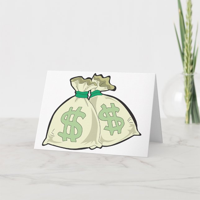 Tarjetas de felicitación Money Bags (Subido por el creador)