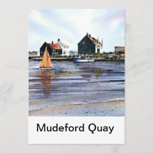 Tarjetas de felicitación Mudeford Quay No1