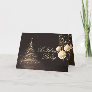 Tarjetas de felicitación navideña, árbol de Navida