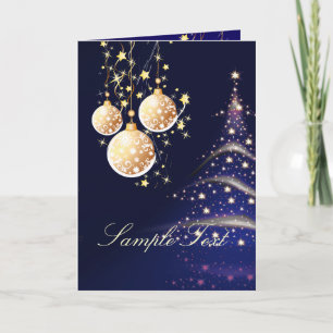 Tarjetas de felicitación navideña, árbol de Navida