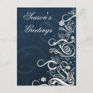 tarjetas de felicitación navideñas festivas