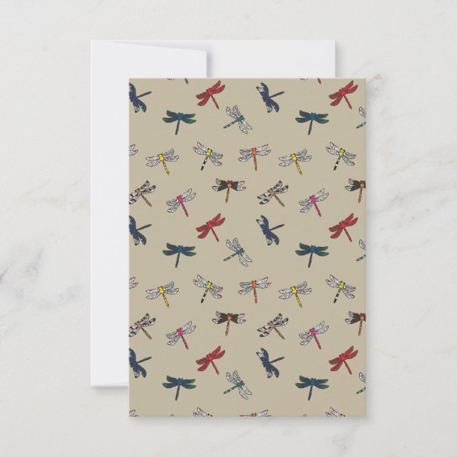 Tarjetas de felicitación/Nota de dandy de la mosca (Anverso)