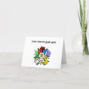 Tarjetas de felicitación OES personalizadas