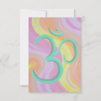 Tarjetas de felicitación Om