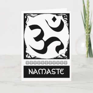 Tarjetas de felicitación Om Yoga